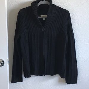 Black cardigan